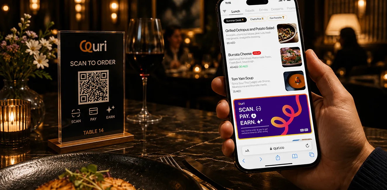 Quri seamless dining platform